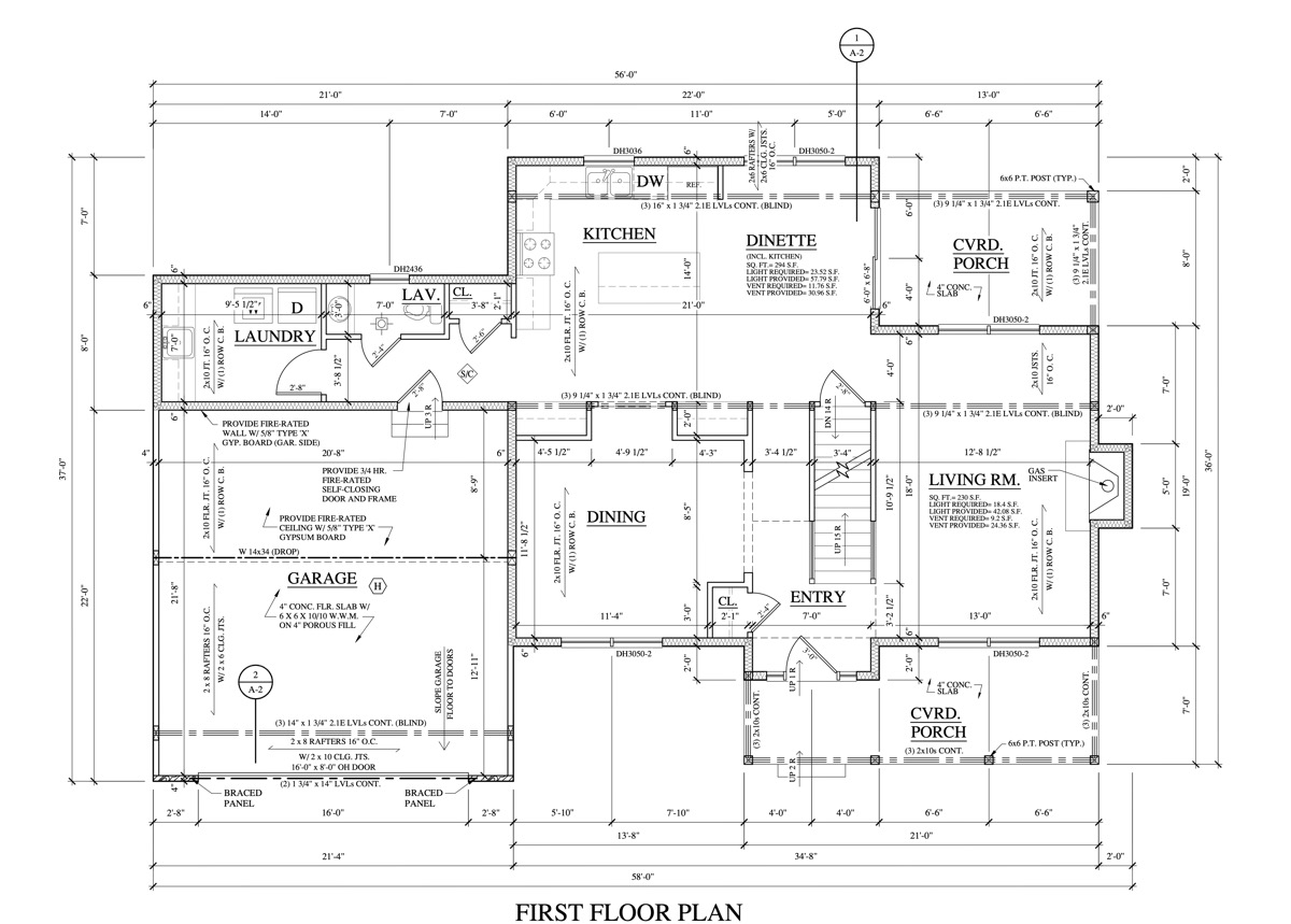 2,284 sq. ft. Two Story House Plan Buffalo, NY